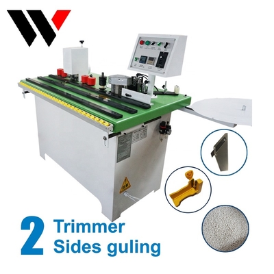 Building Material Shops PVC Handheld Small Double Curve Manual Edge Banding Machine With Trimmer